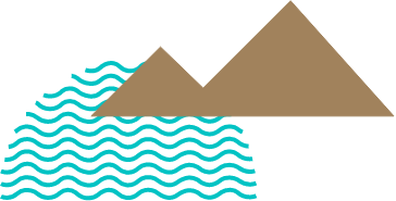 Illustration montagne lac